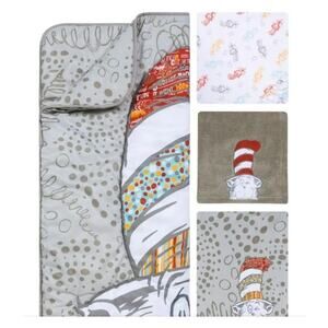 Trend Labs Dr Seuss Cat in the Hat 4 Piece Crib Bedding Set